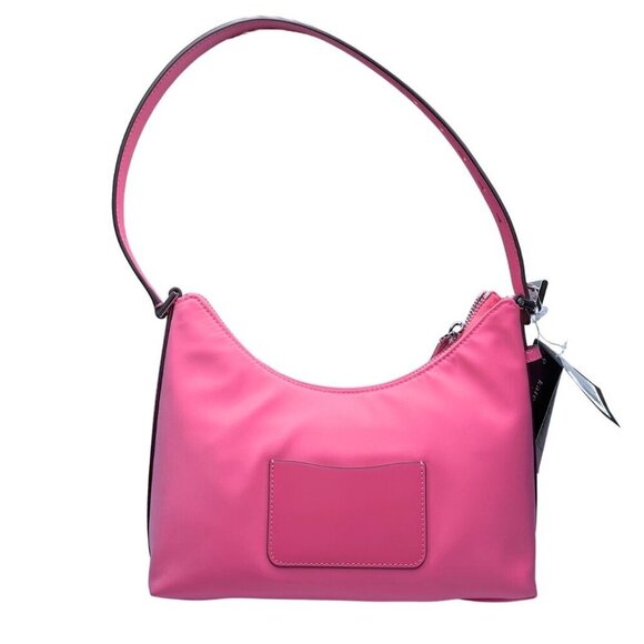 KATE SPADE SAM ICON KSNYL NYLON SMALL SHOULDER BAG IN PINK CLOUD - OS - Picture 4 of 12